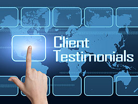 client testimonials